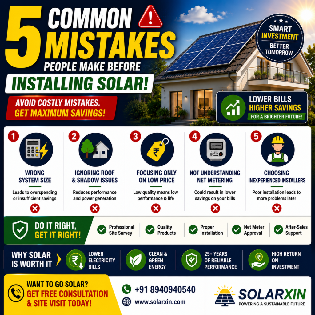 Solar Installation Mistakes