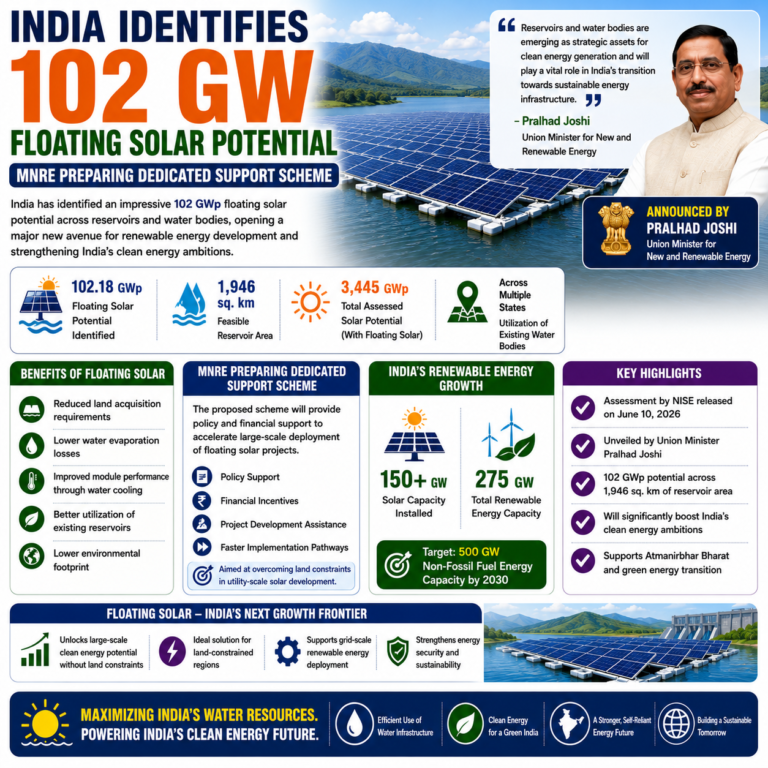 India Floating Solar Potential