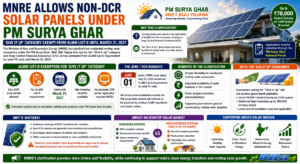 PM Surya Ghar Non-DCR Solar Panels