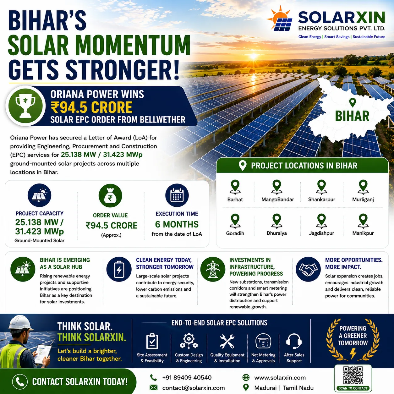 Bihar Solar EPC Project